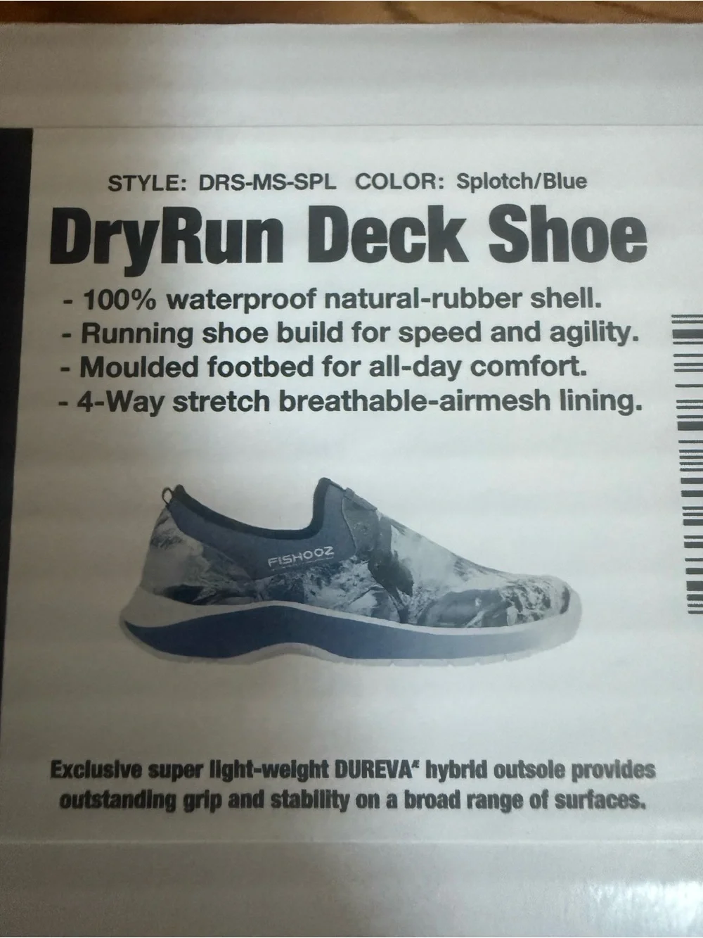 Dryshod Fishooz  Slip-On Water-proof Shoes in Blue/Gray
